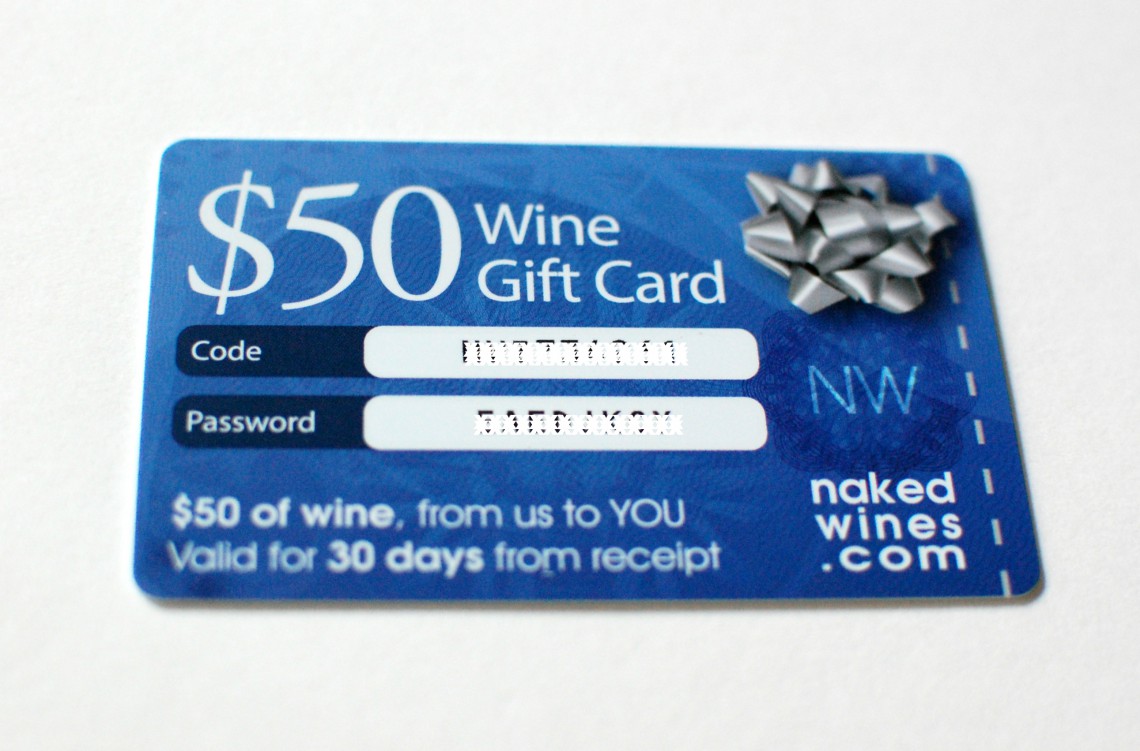 $50 of wine.