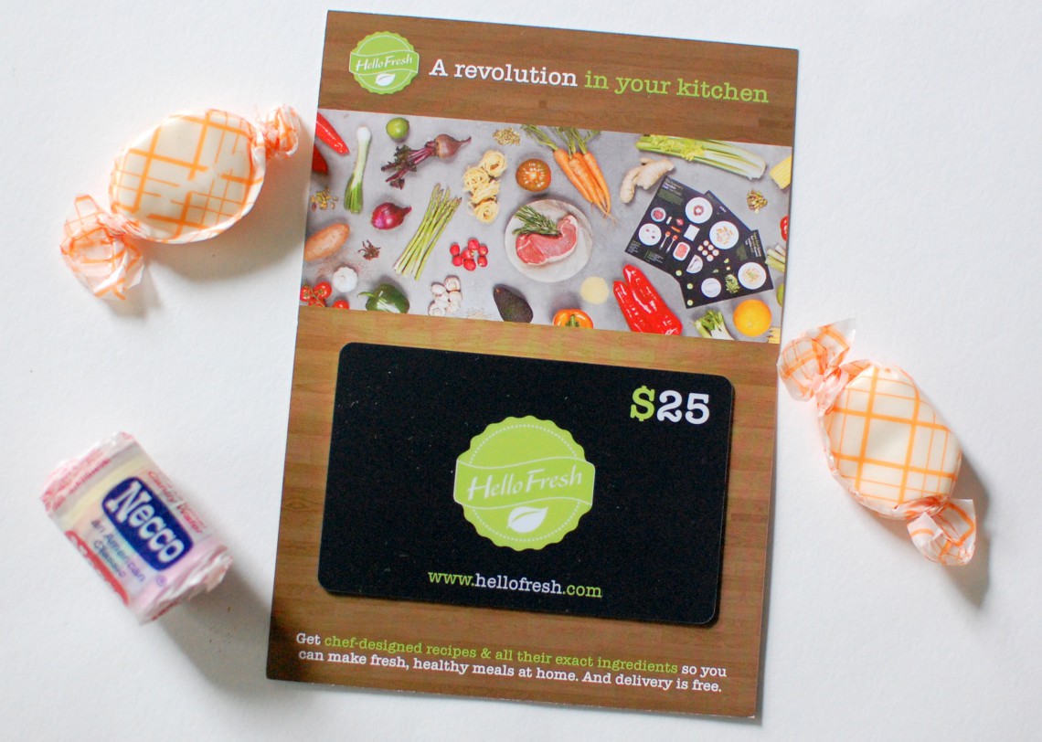 Hello Fresh & candies.