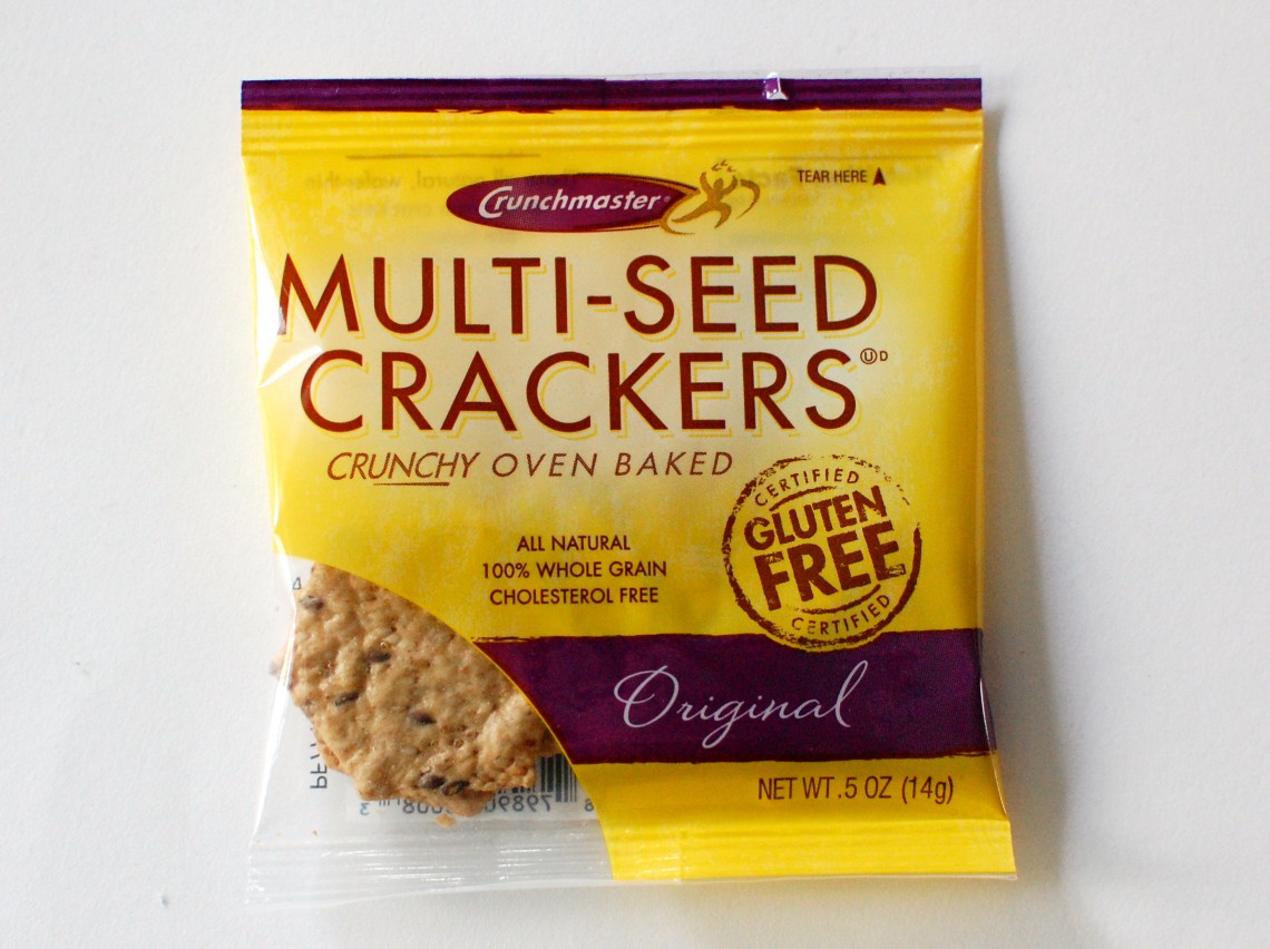 Seedy crackers. 