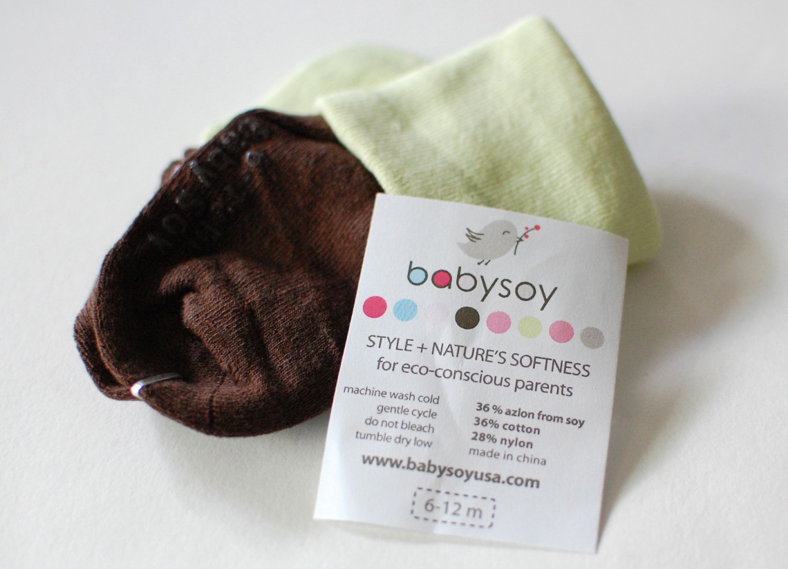 Soy socks! Yum!