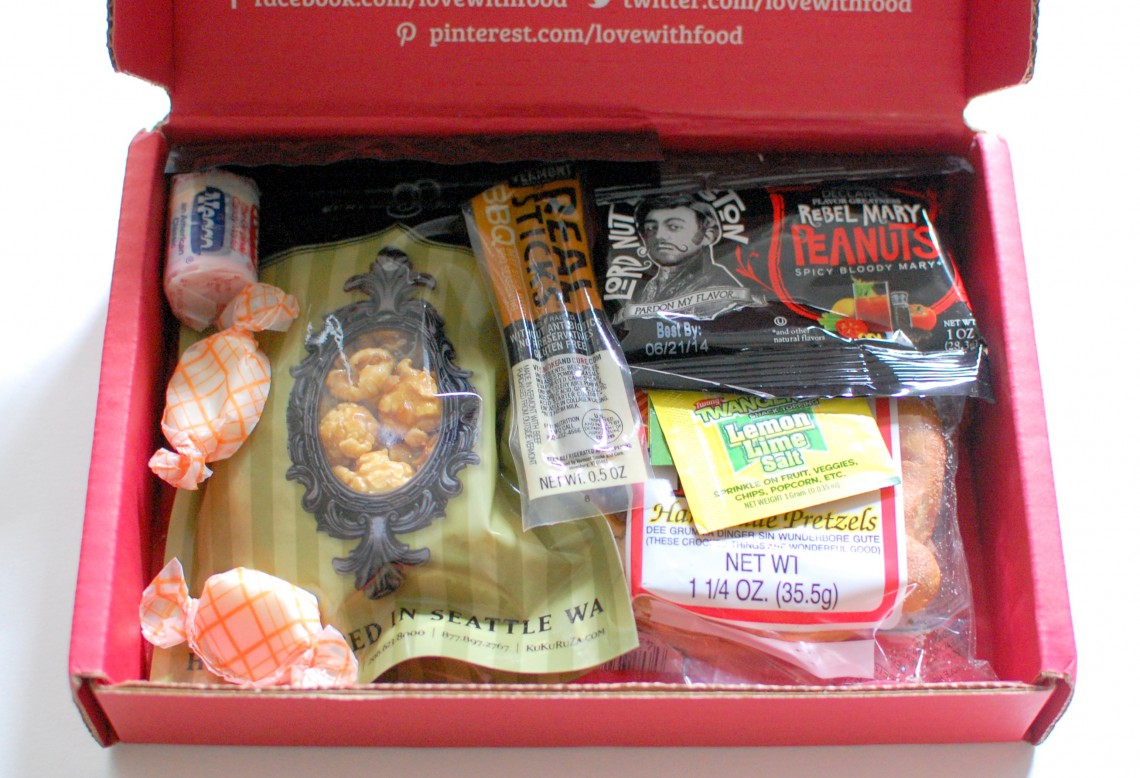 Packed with snacks!