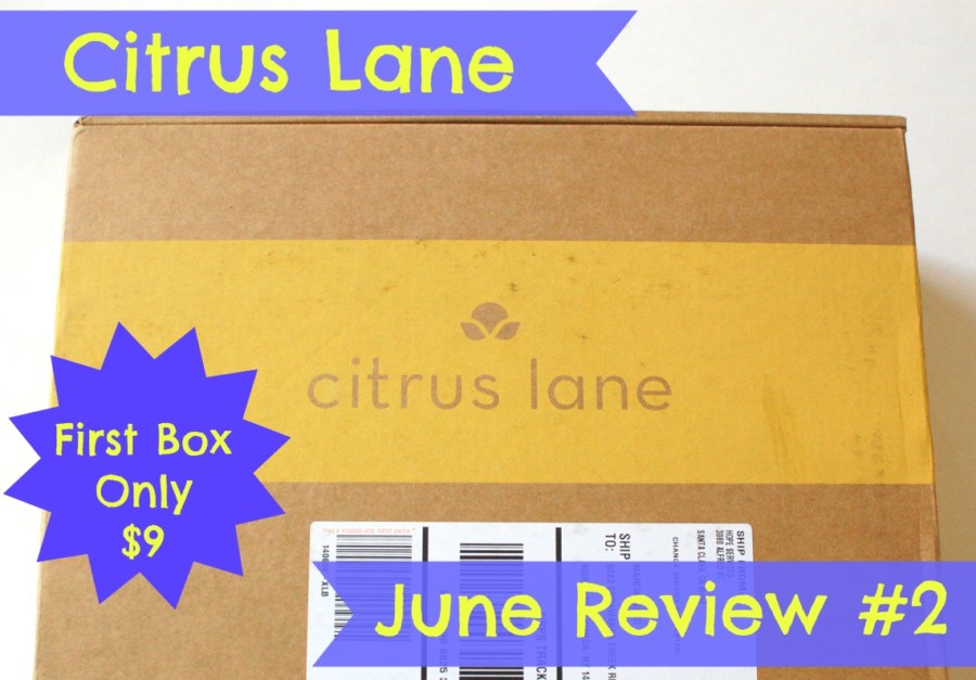 Citrus Lane June review #2 -- First box just $9