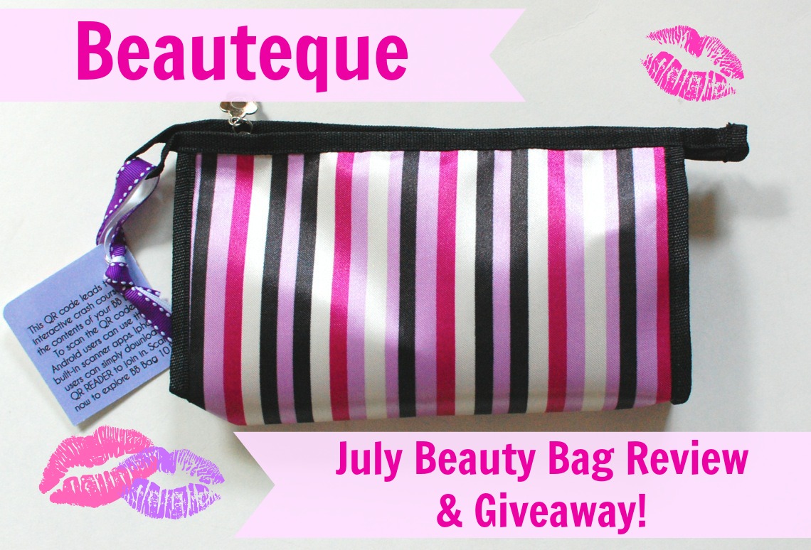 Beauteque July beauty bag review & giveaway