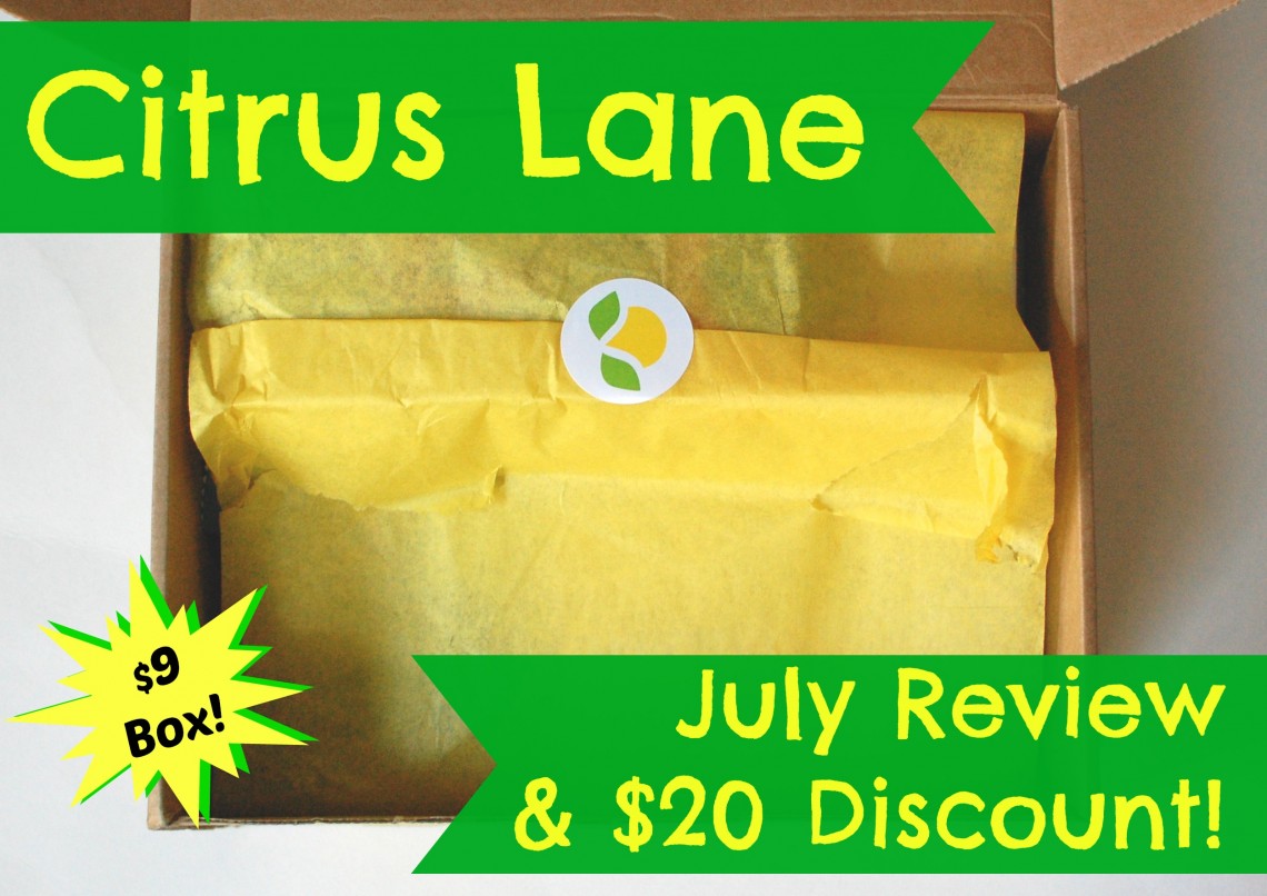 Citrus Lane July review & $20 discount code