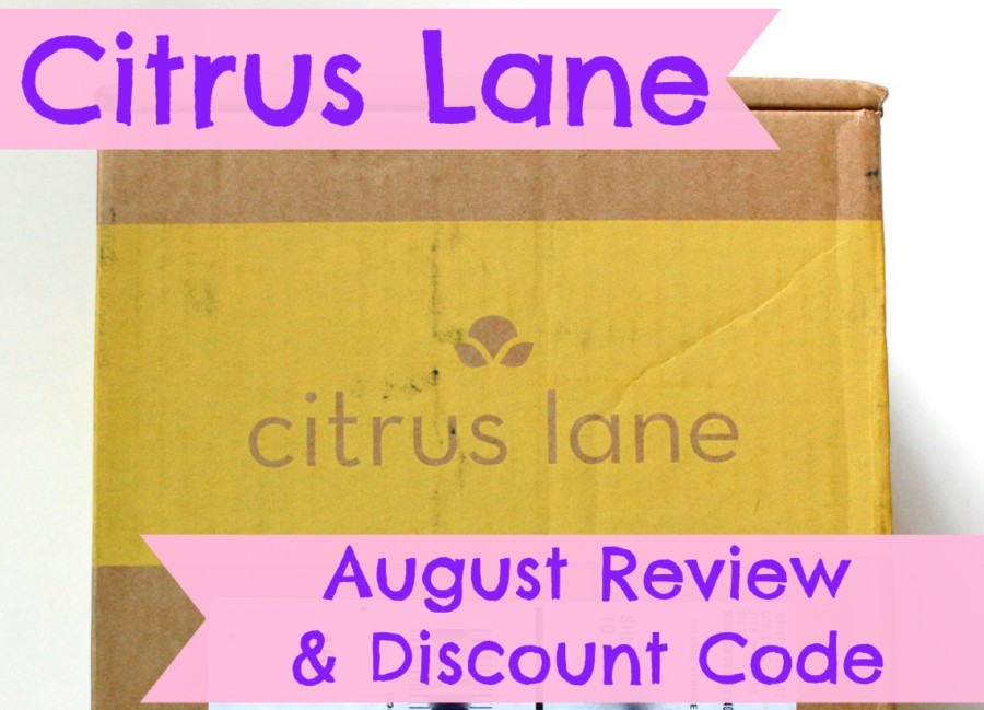 Citrus Lane August review & discount code
