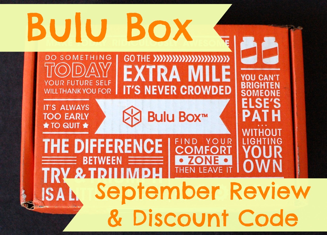Bulu Box September review & discount code