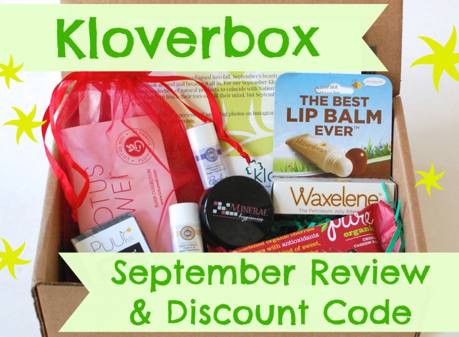 Kloverbox September review & discount code