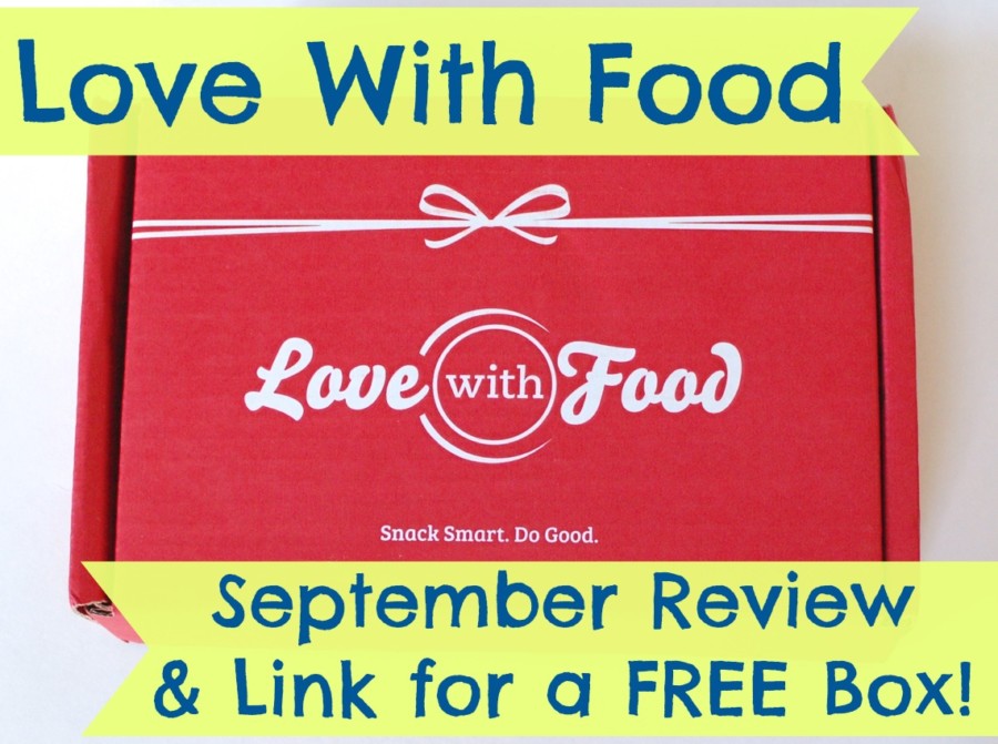 Love With Food September review and link for a free box.
