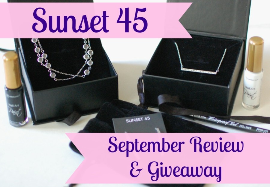 Sunset 45 Little Luxuries Box September Review & Giveaway