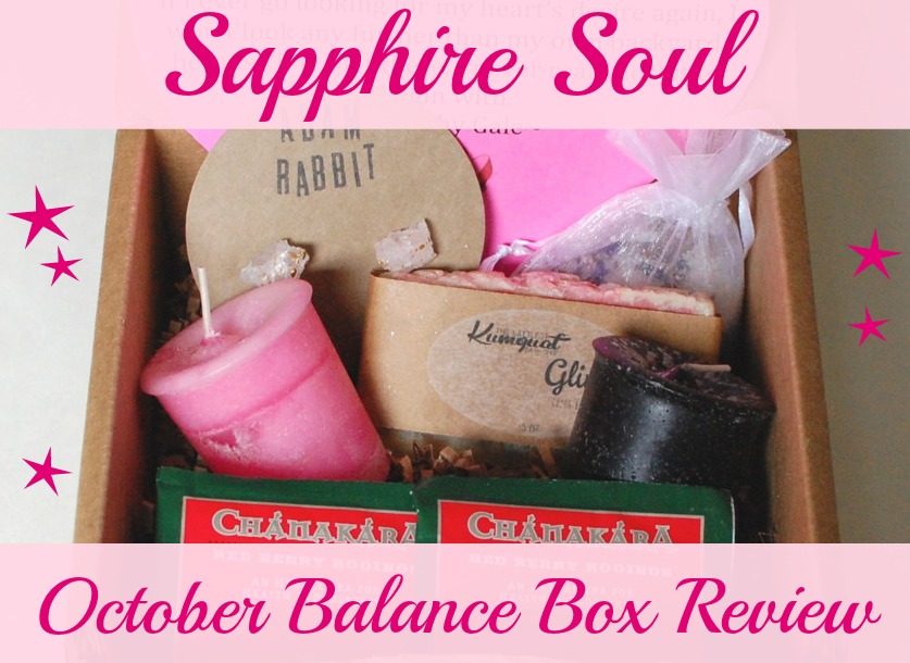 Sapphire Soul October Balance Box review