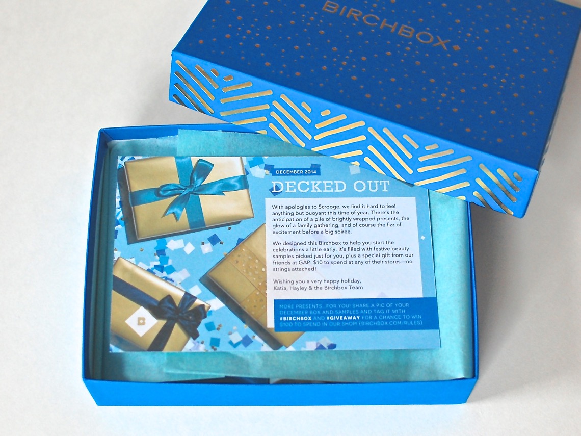 Birchbox December 2014