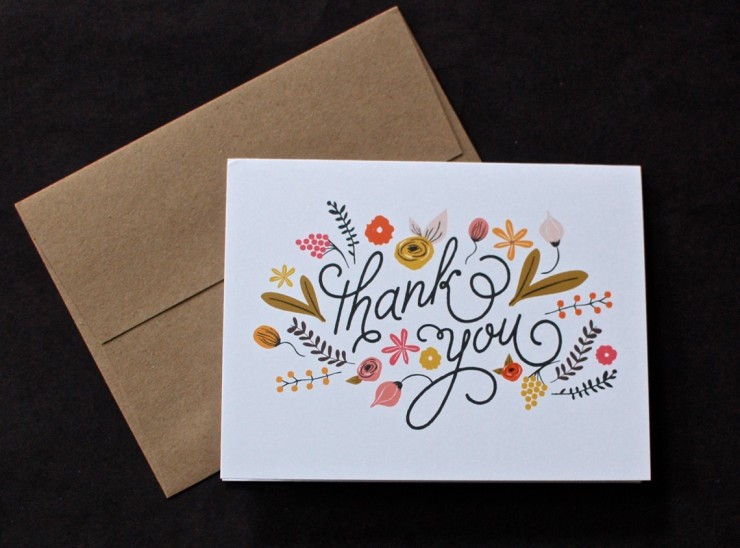 Thank You card