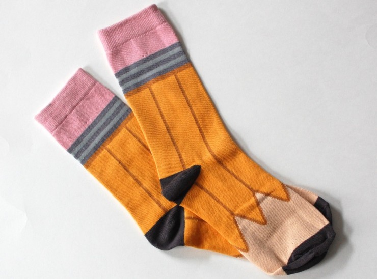 pencil socks