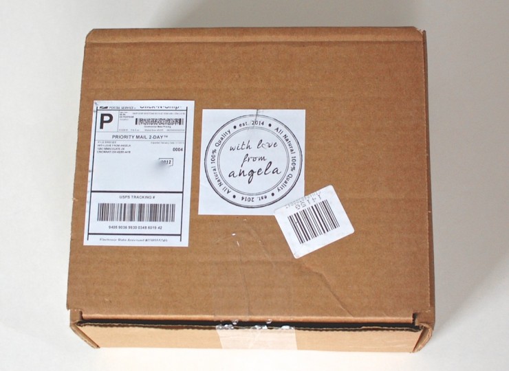 With Love From Angela box