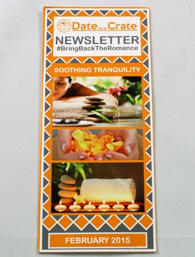 Date in a Crate newsletter