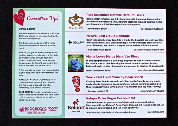Ecocentric Mom info card