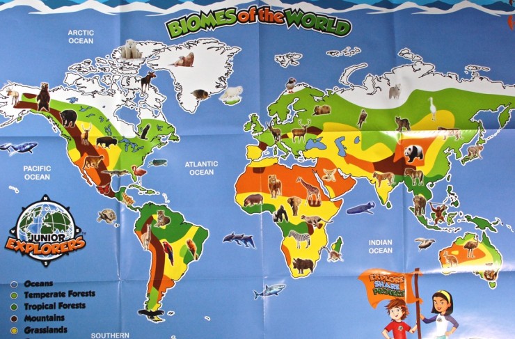 Junior Explorers Biome map