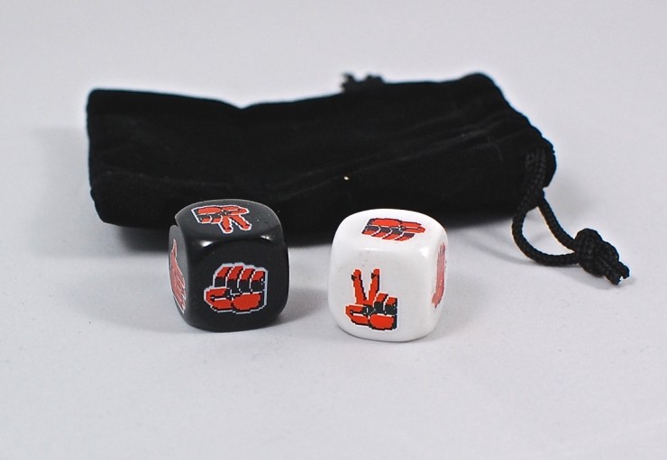 rock paper scissors dice