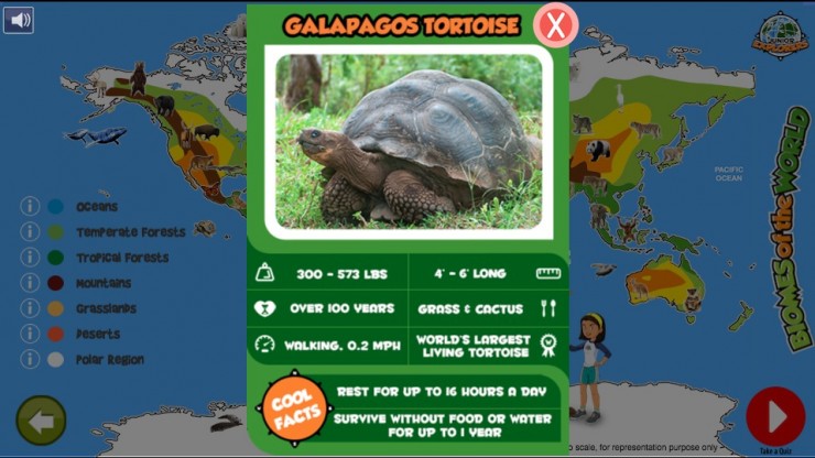Junior Explorers biome map