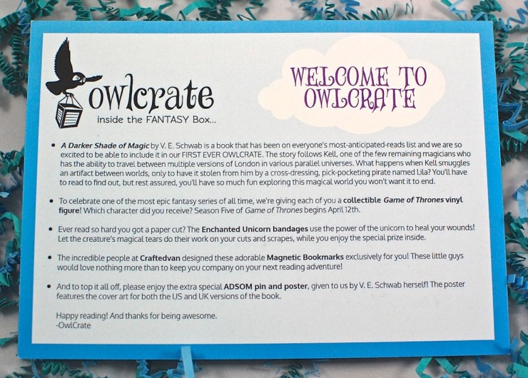 OwlCrate March