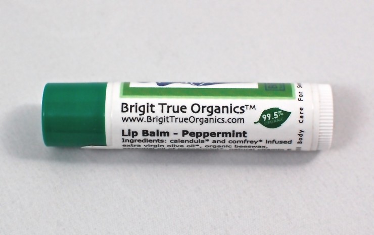Peppermint lip balm