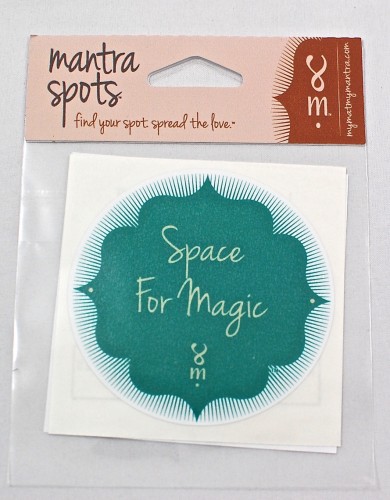 yoga mat sticker