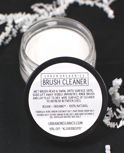 Urban Oreganics brush cleaner