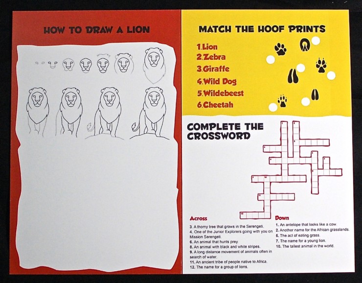 Junior Explorers activity book
