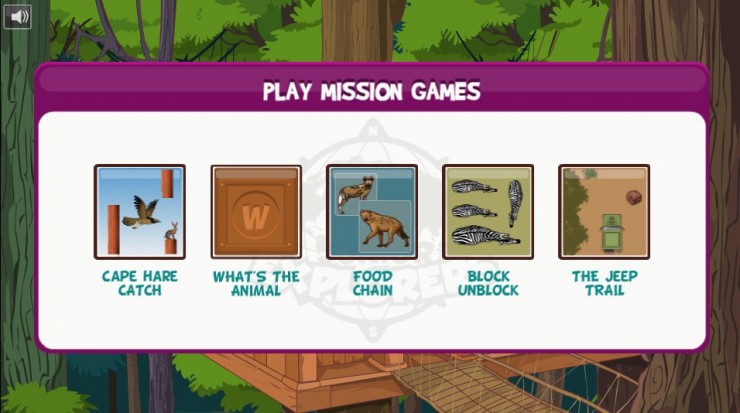 Junior Explorers games