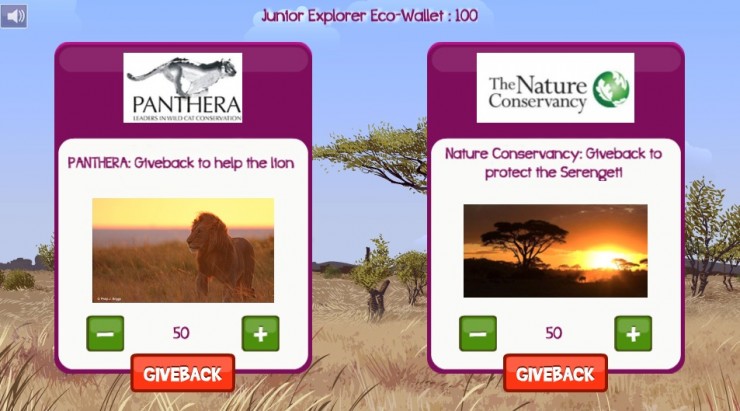 Junior Explorers mission giveback