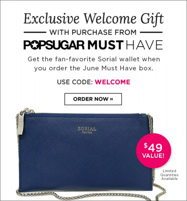 POPSUGAR Must Have exclusive welcome gift - use code WELCOME