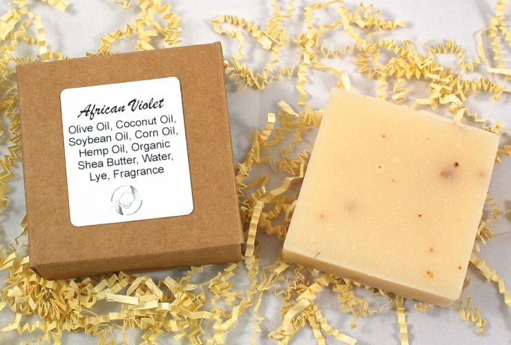 African Violet soap