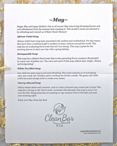 May Clean Bar Box