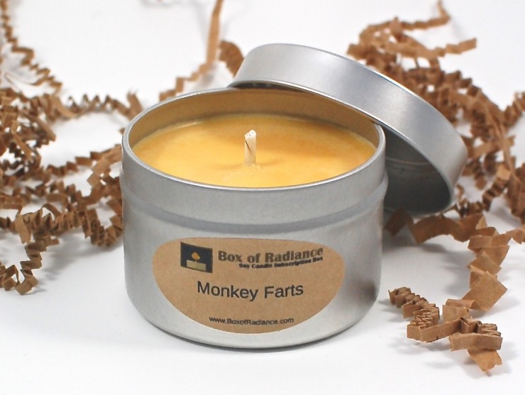 Monkey Farts candle