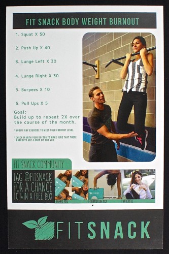 Fit Snack workout