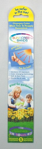 Sunscreen bands