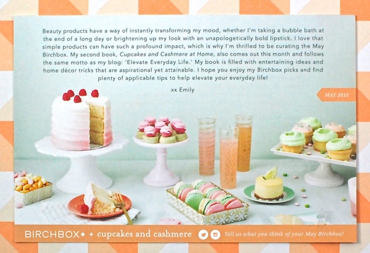 Cupcakes and Cashmere Birchbox