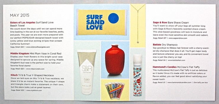 Popsugar Must Have May 2015