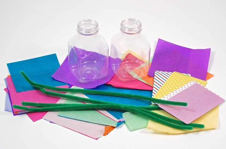Tissue paper flowers