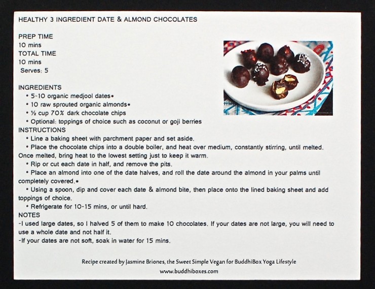 Date & almond chocolates