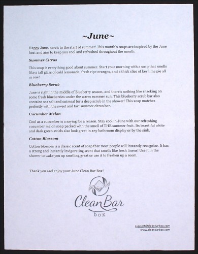 June Clean Bar Box
