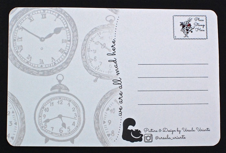postcard back
