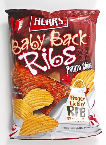 Herr's Baby Back Ribs chips