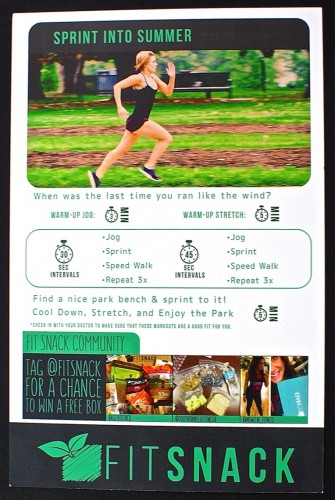 Fit Snack workout