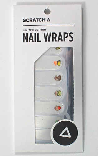 Scratch nail wraps