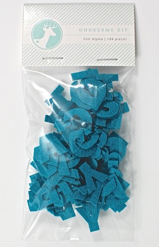 Felt letters