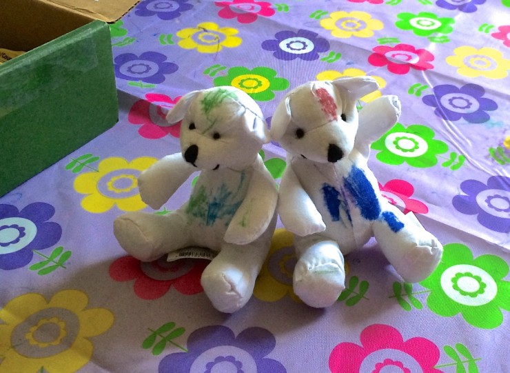 colored bears