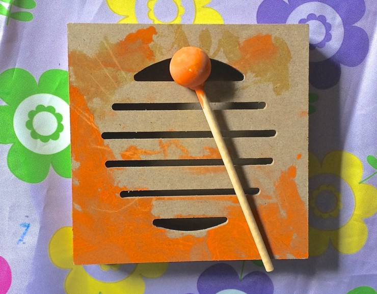 painted rhythm board