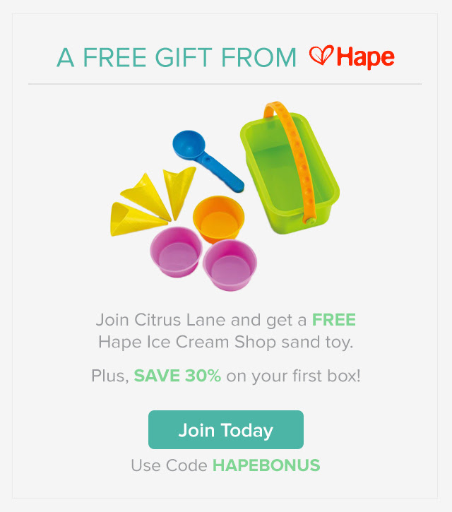 Citrus Lane free gift