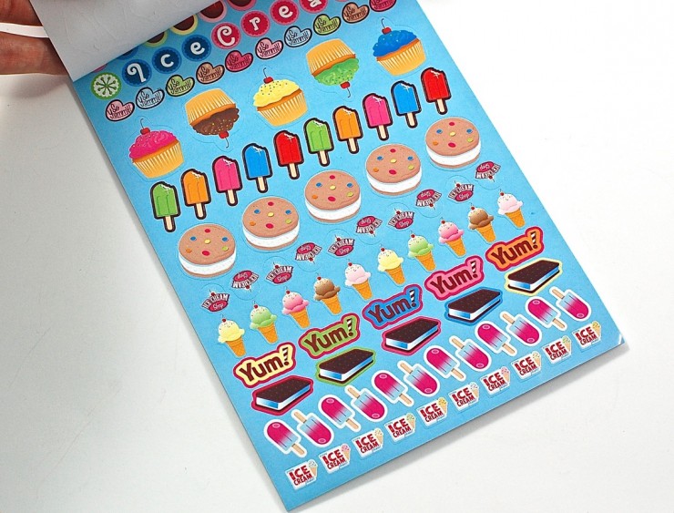 ice cream stickers